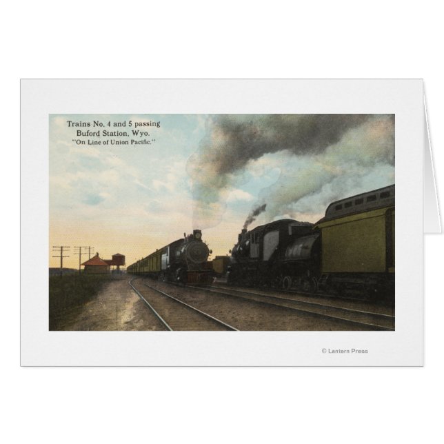 Trenes #4 y #5 Pasando (Anverso (Horizontal))