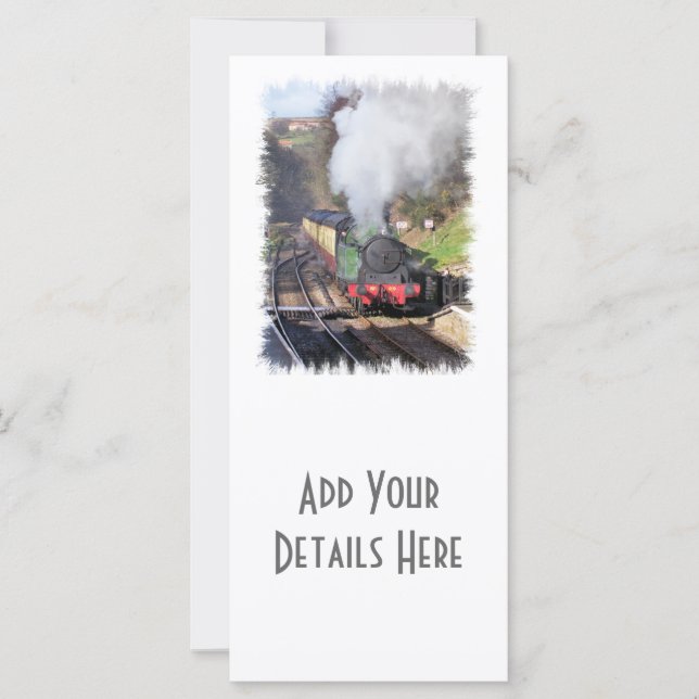 TRENES DE VAPOR TARJETAS DE RACK (Anverso)
