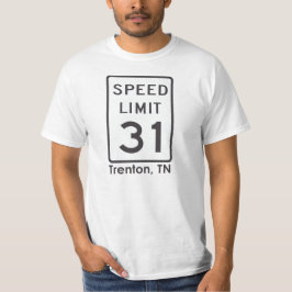 Trenton, camiseta del límite de velocidad del TN