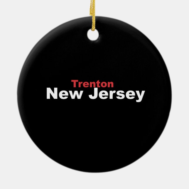 Trenton, Ornamento de Nueva Jersey (Atrás)