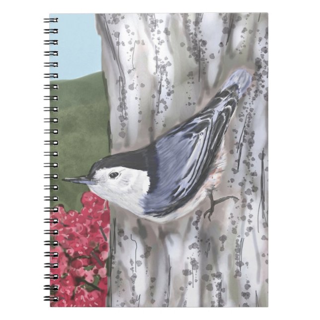 Trepatroncos y cuaderno Blancos-Breasted de las (Frente)