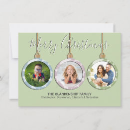 Tres Adornos Pastel Personalizados Navidad Foto