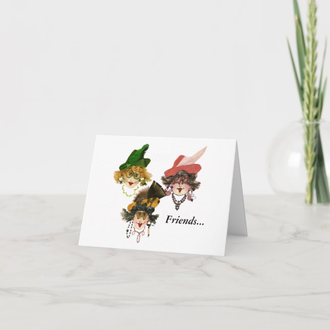 Tres Amigos de Navidad Tarjeta de Saludo Navideño (Anverso)