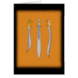 Tres antiguas espadas griegas