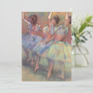Tres bailarinas de Edgar Degas, arte de ballet de