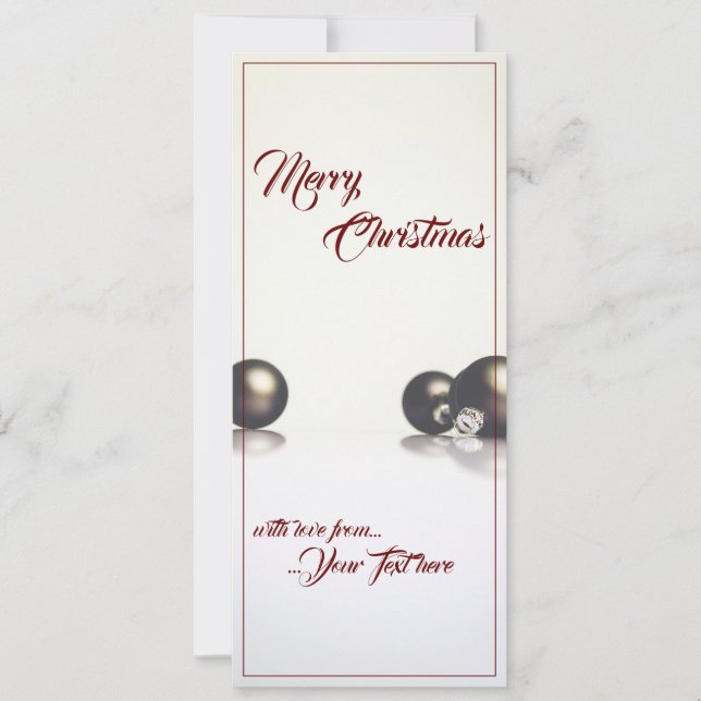 Tres bolas de navidad delante del fondo de la luz (Anverso)