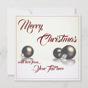 Tres bolas de navidad delante del fondo de la luz