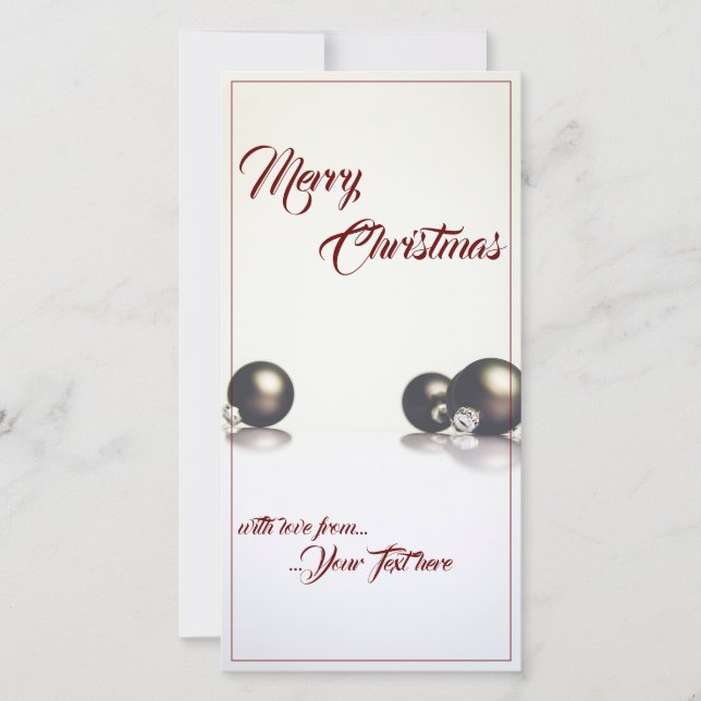 Tres bolas de navidad delante del fondo de la luz (Anverso)