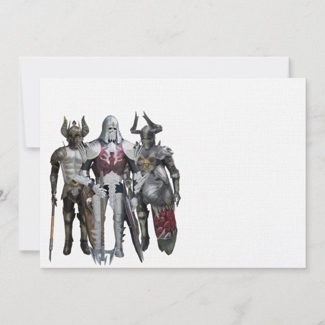 Tres caballeros (Anverso)