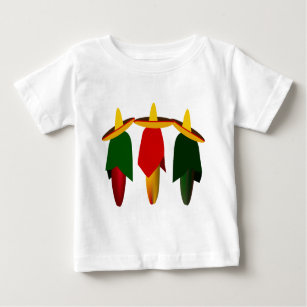 Tres camisetas Amigo Hot Peppers Infantil