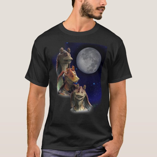 Tres camisetas clásicas de Jar Jar Moon (Anverso)