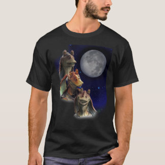 Tres camisetas clásicas de Jar Jar Moon