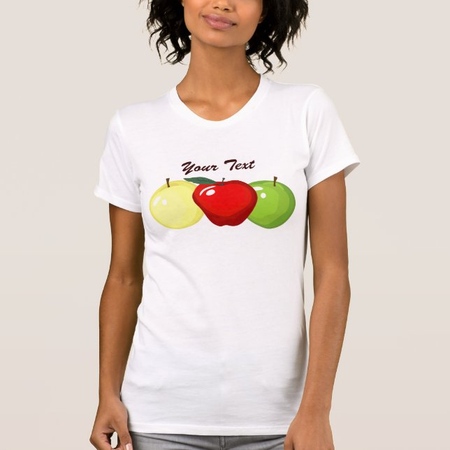 Tres camisetas manzanas (Anverso)