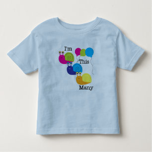 Tres caracoles soy estas muchas camisetas y regalo