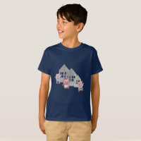 Tres Cerditos con la camiseta de su casa