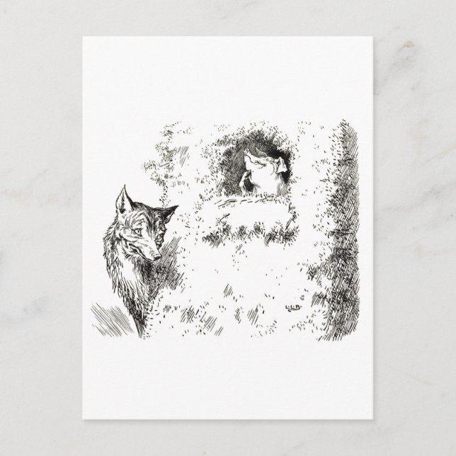 Tres Cerditos: La segunda postal Cerdito (Anverso)