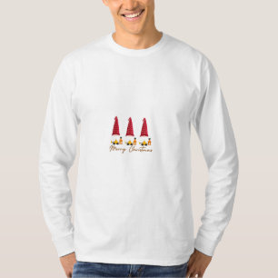 Tres chaquetas de Santa Claus alegres de los hombr