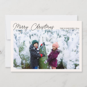 Tres Collages de fotos Black Script Feliz Navidad