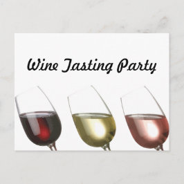Tres copas de invitación a Personalizado de vino