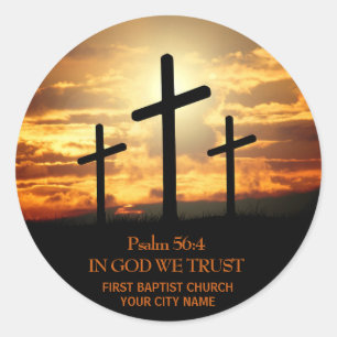 Tres cruces: Biblia contra Pegatina