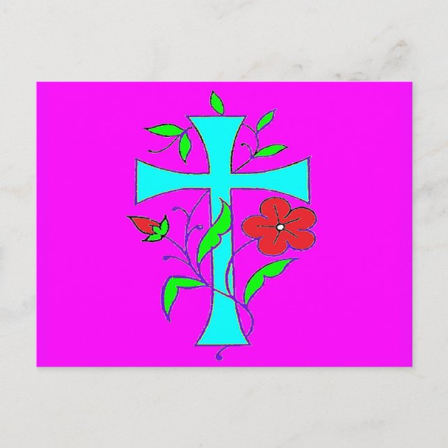 Tres diseños una tarjeta de colores vivos (Anverso)