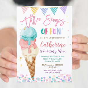 Tres Escuelas De Divertida Invitación A La Fiesta