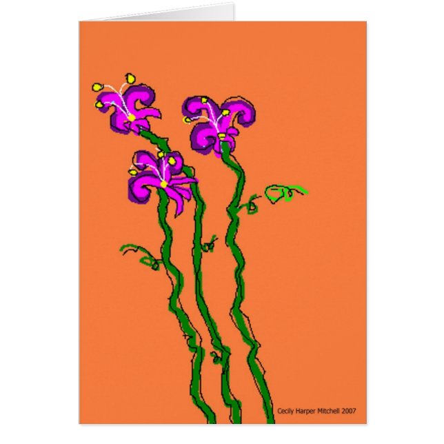 Tres flores #1 (Frente)