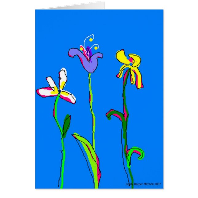 Tres flores #2 (Frente)