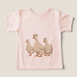Tres gallinas francesas recorte estilo plantilla 3