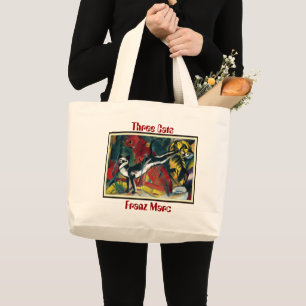 Tres gatos de Franz Marc - Bolsa de tela tote