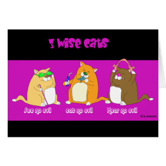 tres gatos sabios
