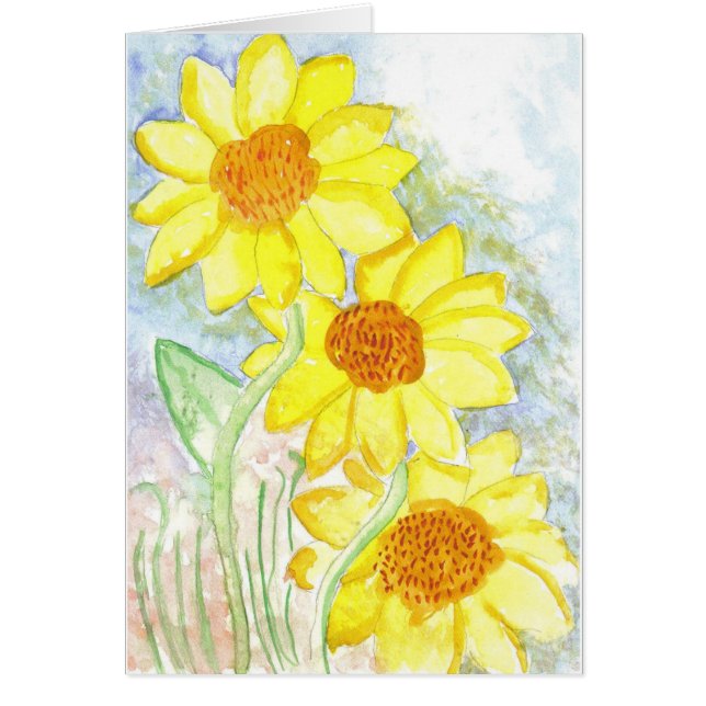 Tres girasoles (Frente)