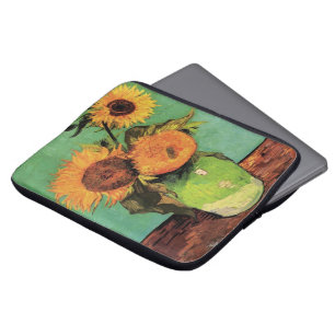 Tres girasoles en una bolsa de Vincent van Gogh