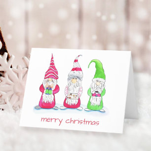 Tres Gnomos de Navidad Sabios