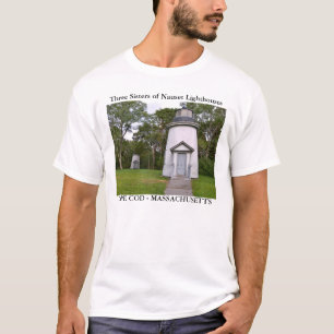 Tres hermanas de camiseta de los faros de Nauset