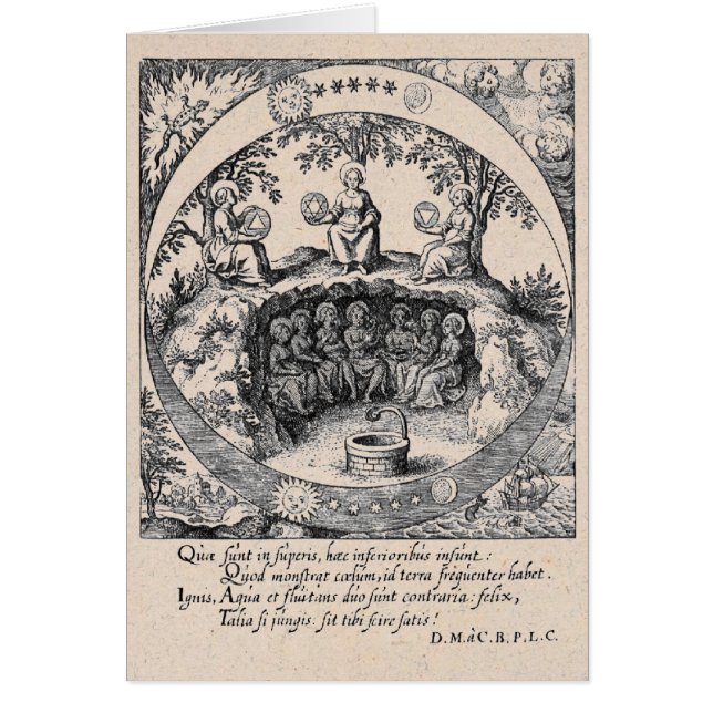 Tres hermanas de la carta de alquimia (Frente)