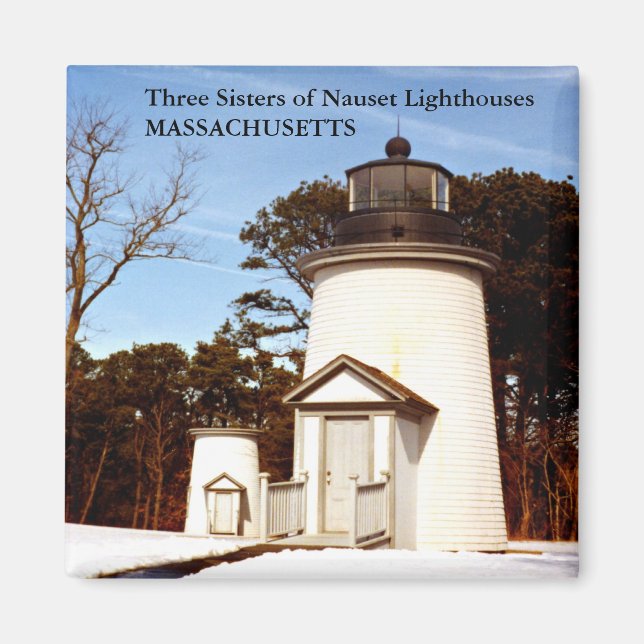 Tres hermanas del imán de los Faros de Nauset (Frente)