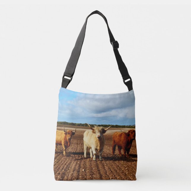 Tres Hermosas Vacas De Las Tierras Altas, Bolsa De (Anverso)