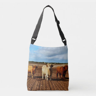 Tres Hermosas Vacas De Tierras Altas, Bolsa De Cue
