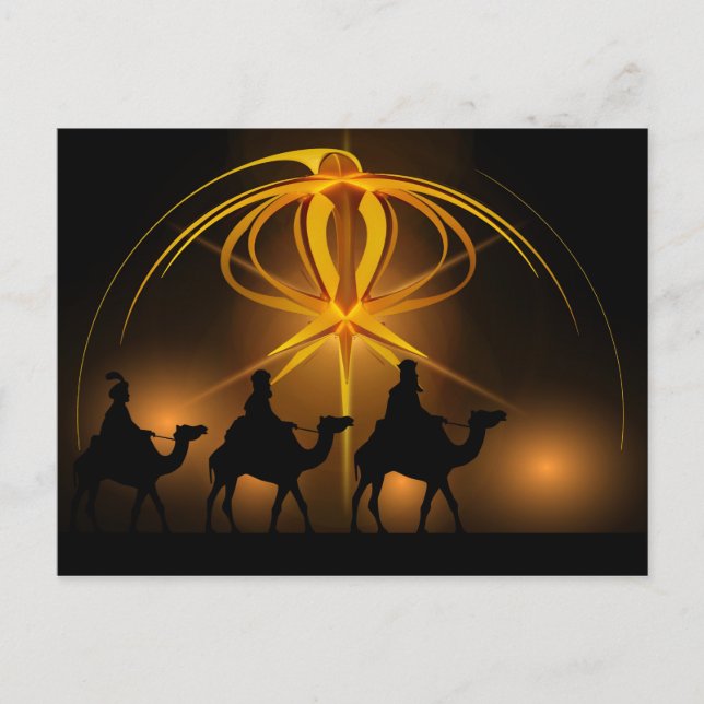 Tres hombres sabios y la navidad navideña de las e (Anverso)