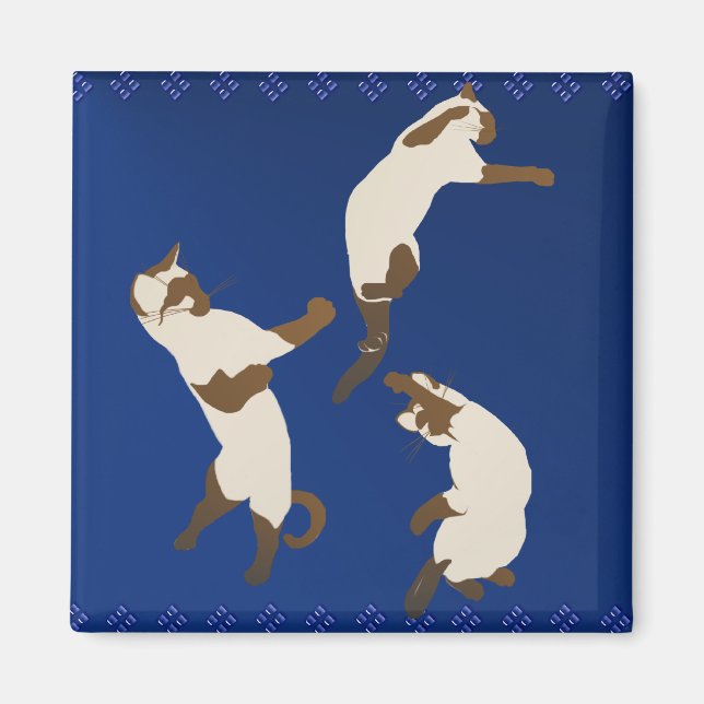 Tres imanes jugosos siameses (Frente)