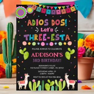 Tres invitaciones de cumpleaños de esta noche
