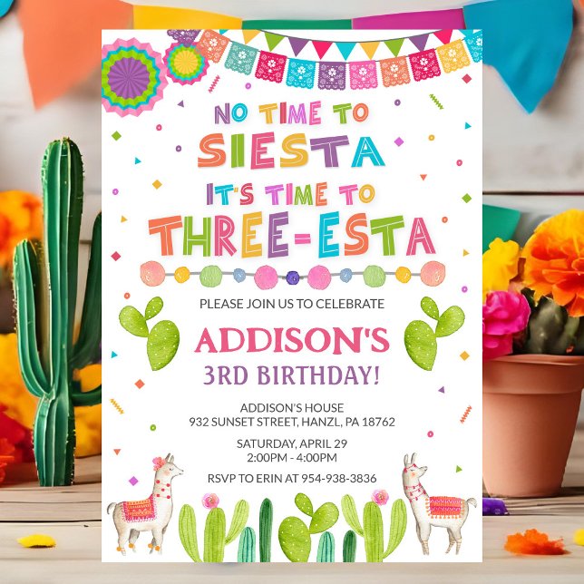 Tres invitaciones de cumpleaños de esta noche (Subido por el creador)