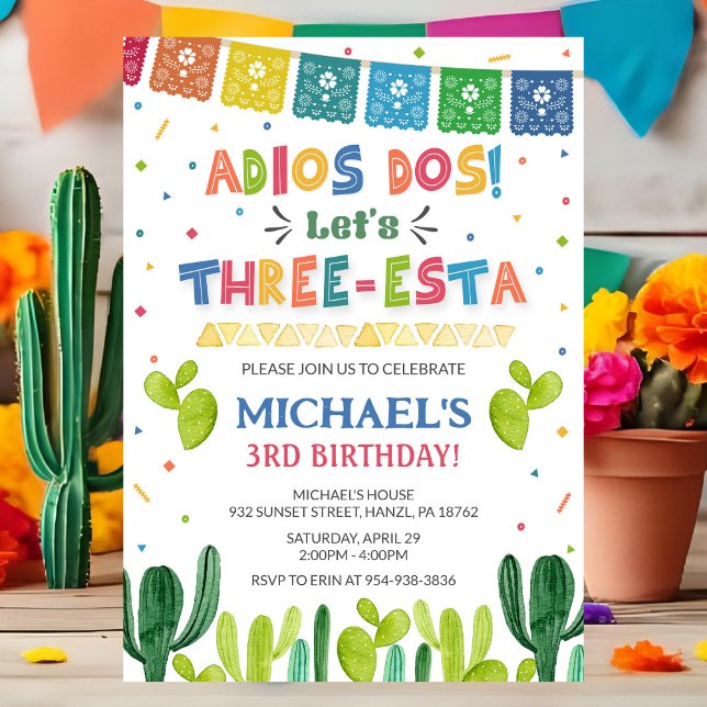 Tres invitaciones de cumpleaños de esta noche (Subido por el creador)