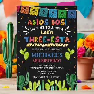 Tres invitaciones de cumpleaños de esta noche