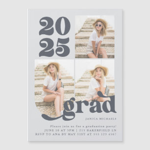 Tres invitaciones para una fiesta de graduación ti