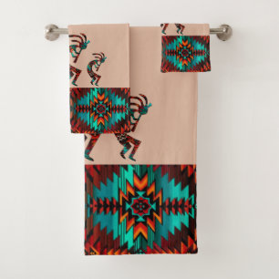 Tres Kokopelli Jugando La Flauta