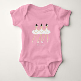 Tres lindas bailarinas , vestidos blancos  Tarjeta