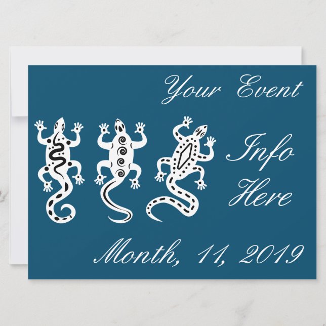 Tres Lizards Thunder_Cove Estilo Suroeste (Anverso)