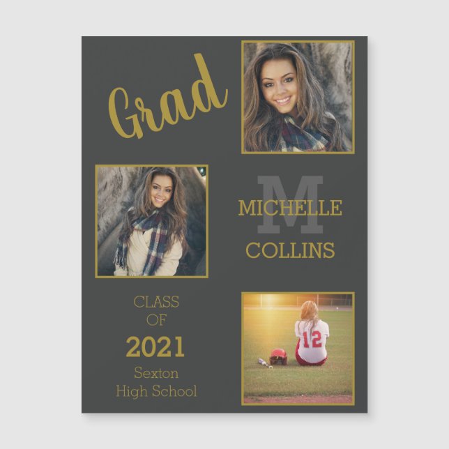 Tres marcos de graduación simple (Anverso)